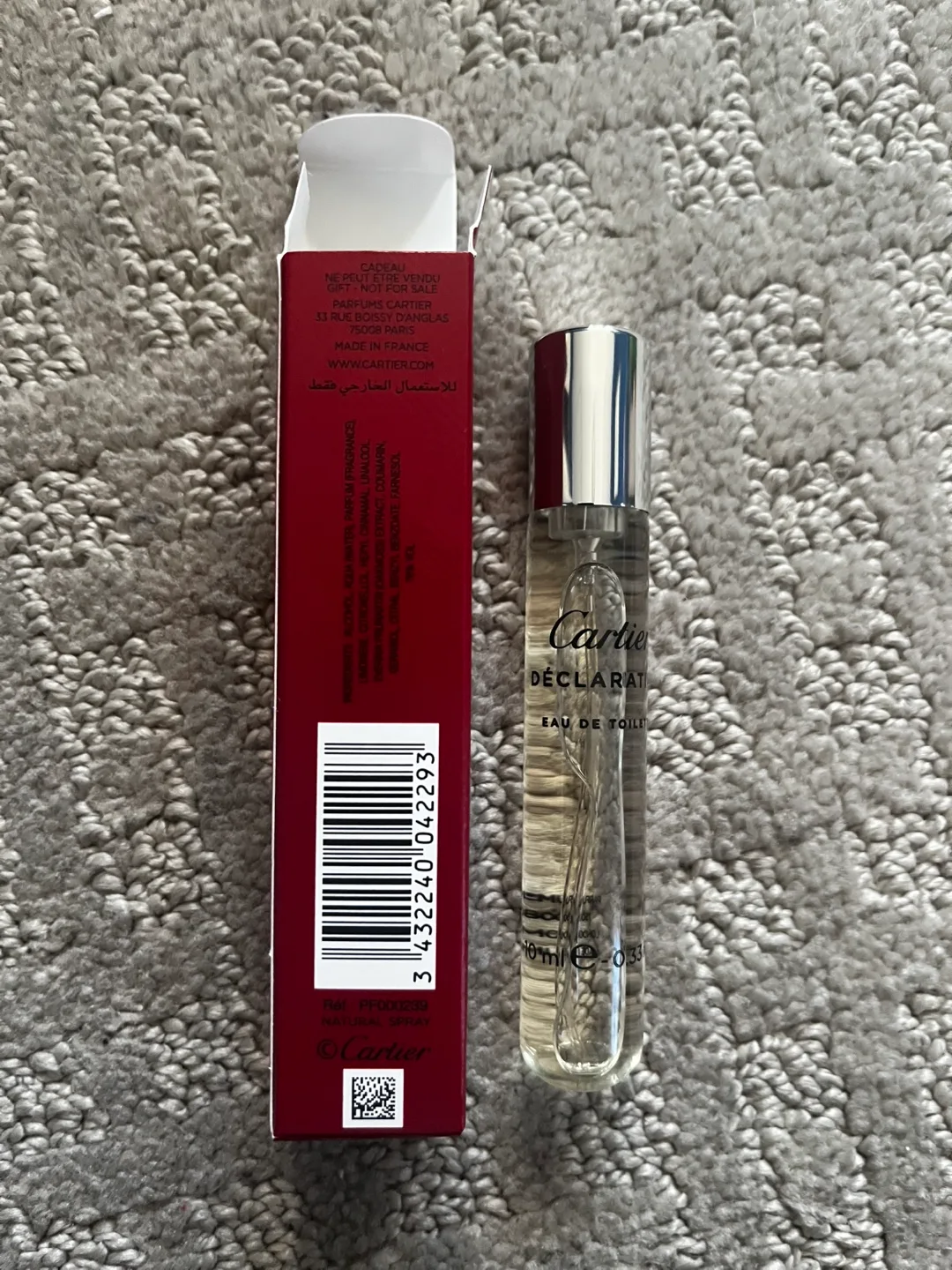 Cartier Declaration Eau de Toilette Travel Spray 10ml image indicator(3)