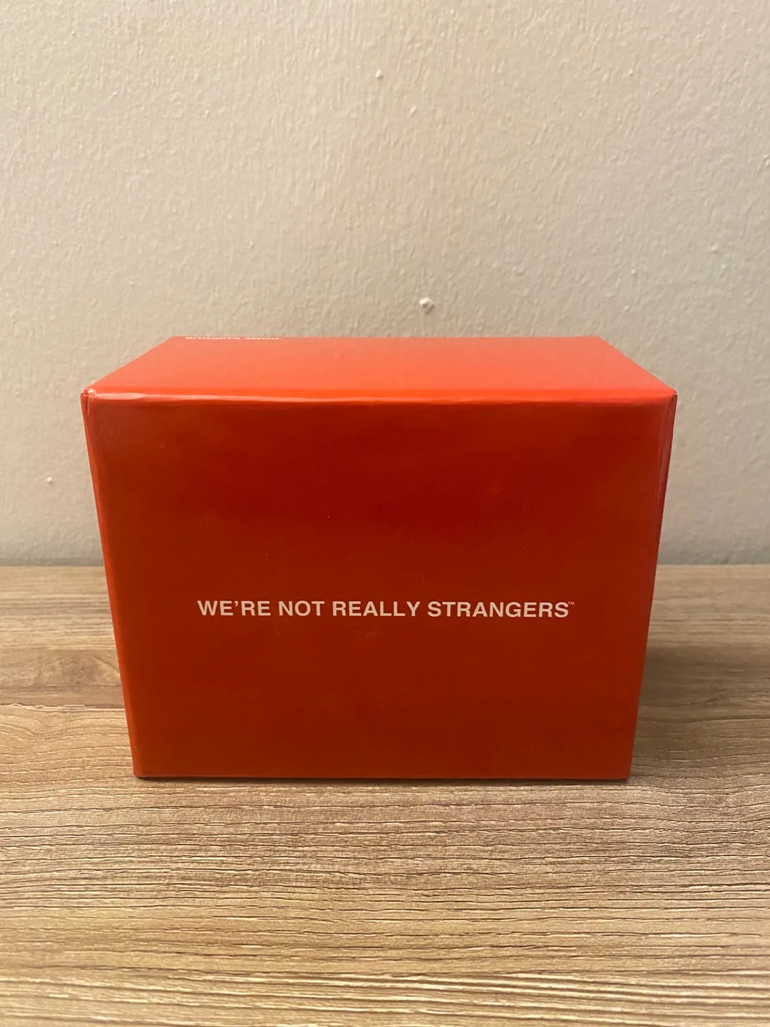 BRAND NEW - We're Not Really Strangers Card Game thumbnail