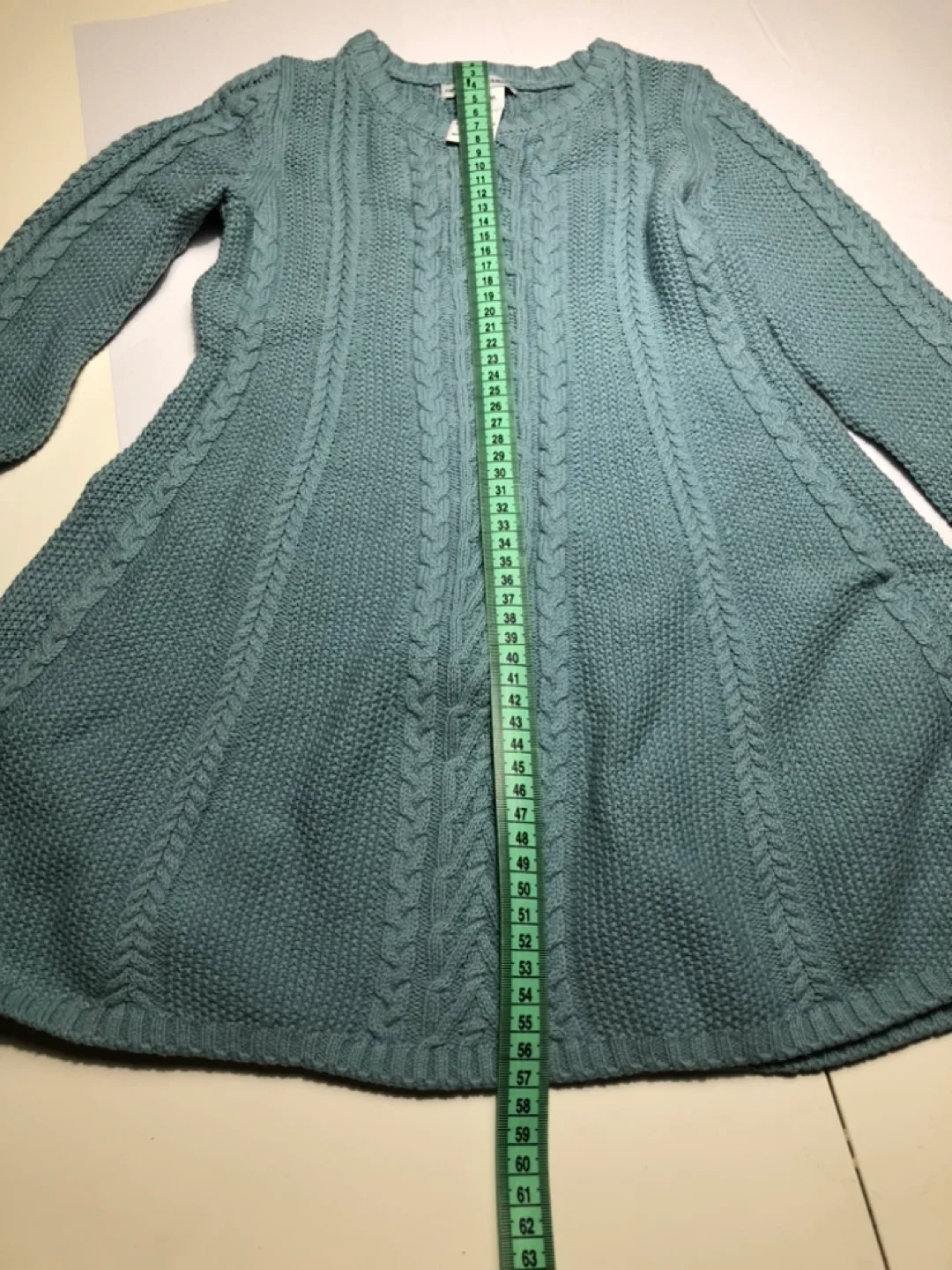 Cupcakes and Cashmere Girls' Cable Knit Sweater Dress Size 6 image indicator(5)