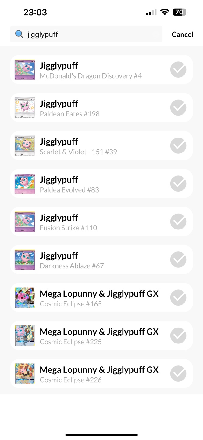 Wanted Jigglypuff Pokémon Cards - Bulk Lot