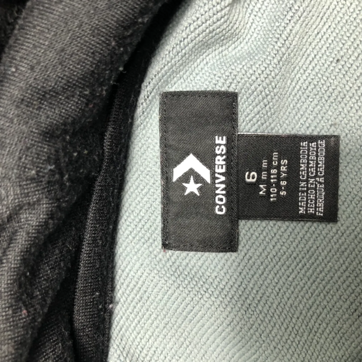 Converse Boys' Size 6M Hoodie Sweatshirt image indicator(4)