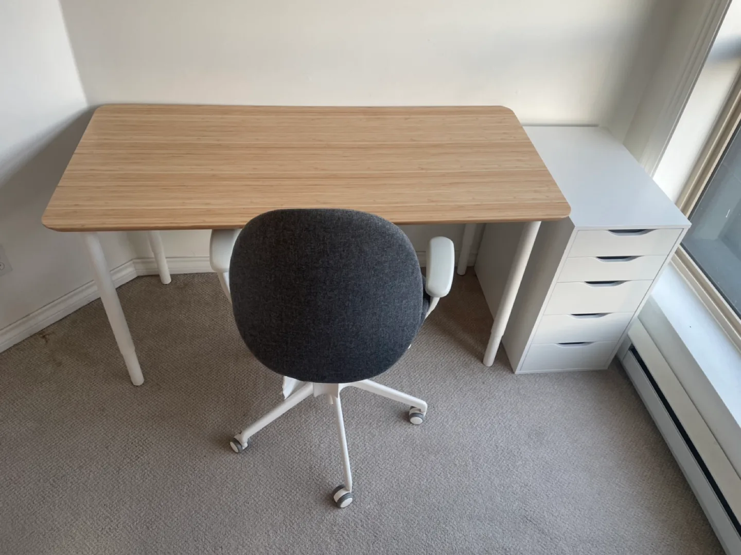 IKEA Home Office Setup | Desk and Chair image indicator(2)