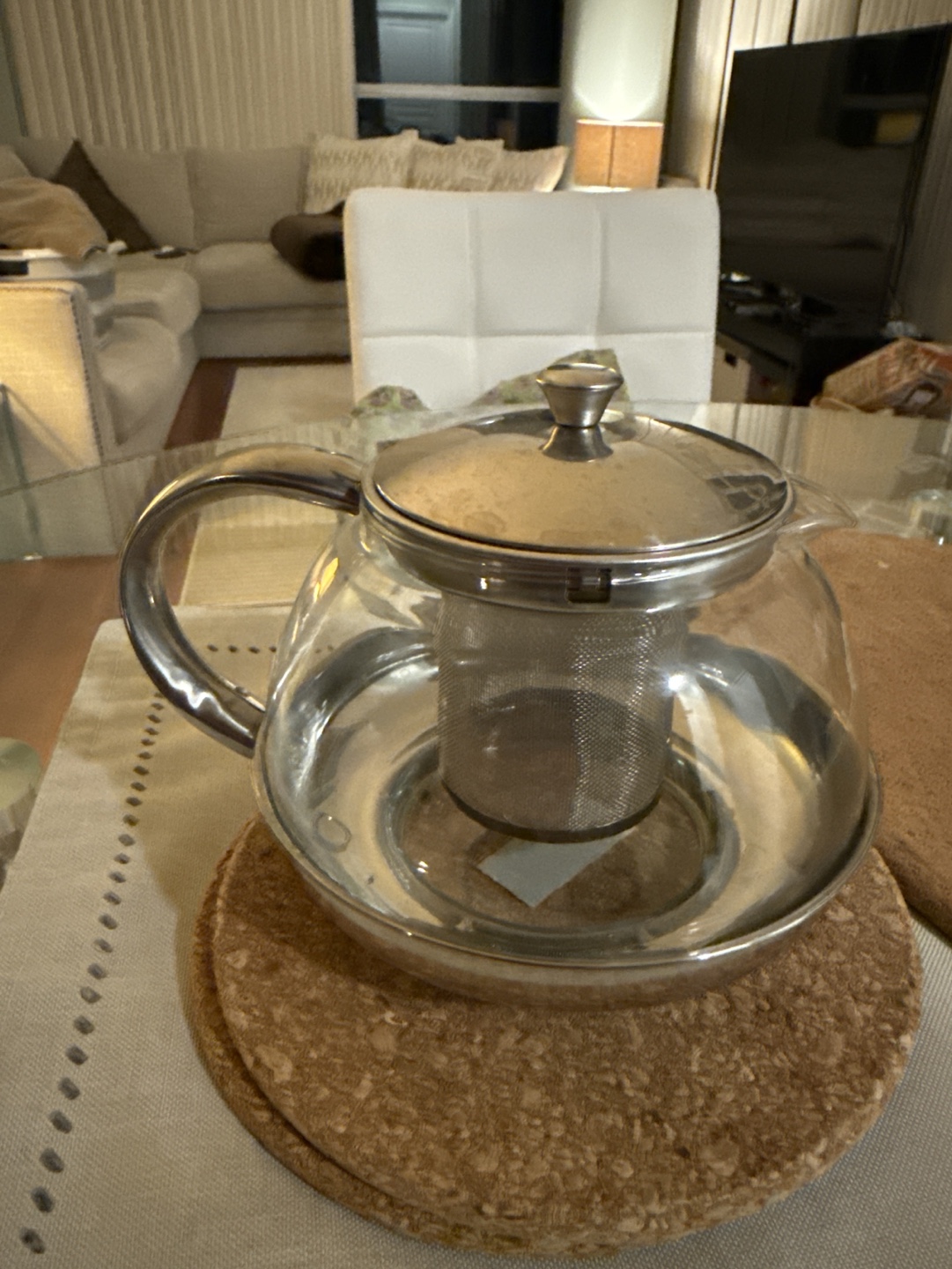 Glass Teapot with Stainless Steel Infuser - photo 3