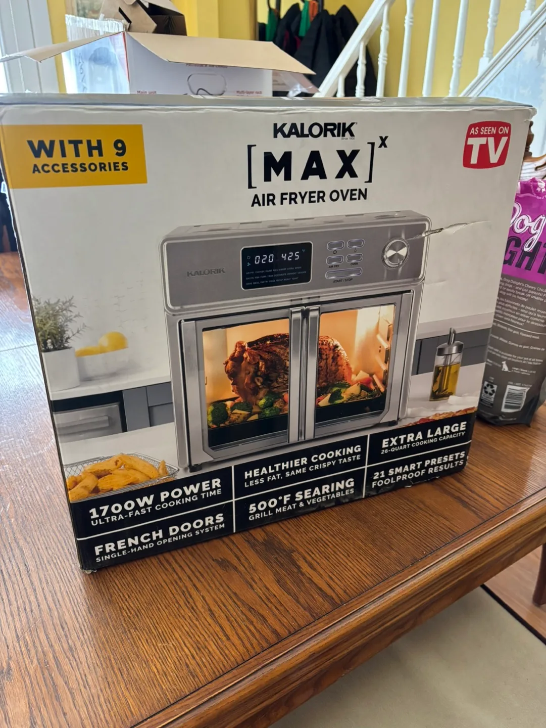 Kalorik MAX Air Fryer Oven with 9 Accessories image indicator(5)