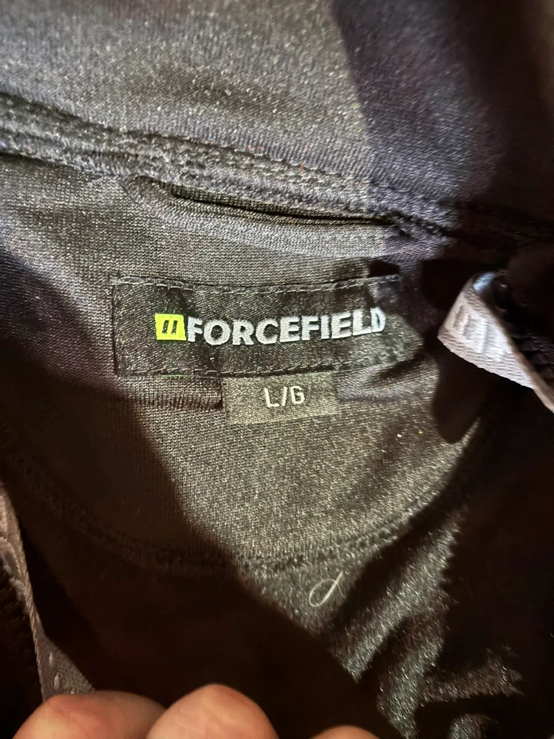 Black Safety Hoodie with Reflective Tape - Size Large image indicator(6)