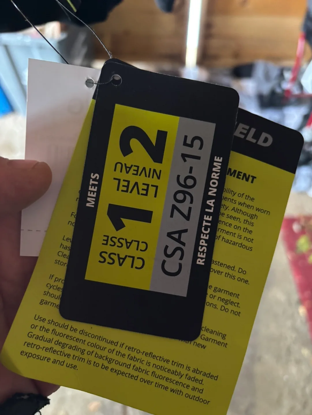 Black Safety Hoodie with Reflective Tape - Size Large image indicator(3)