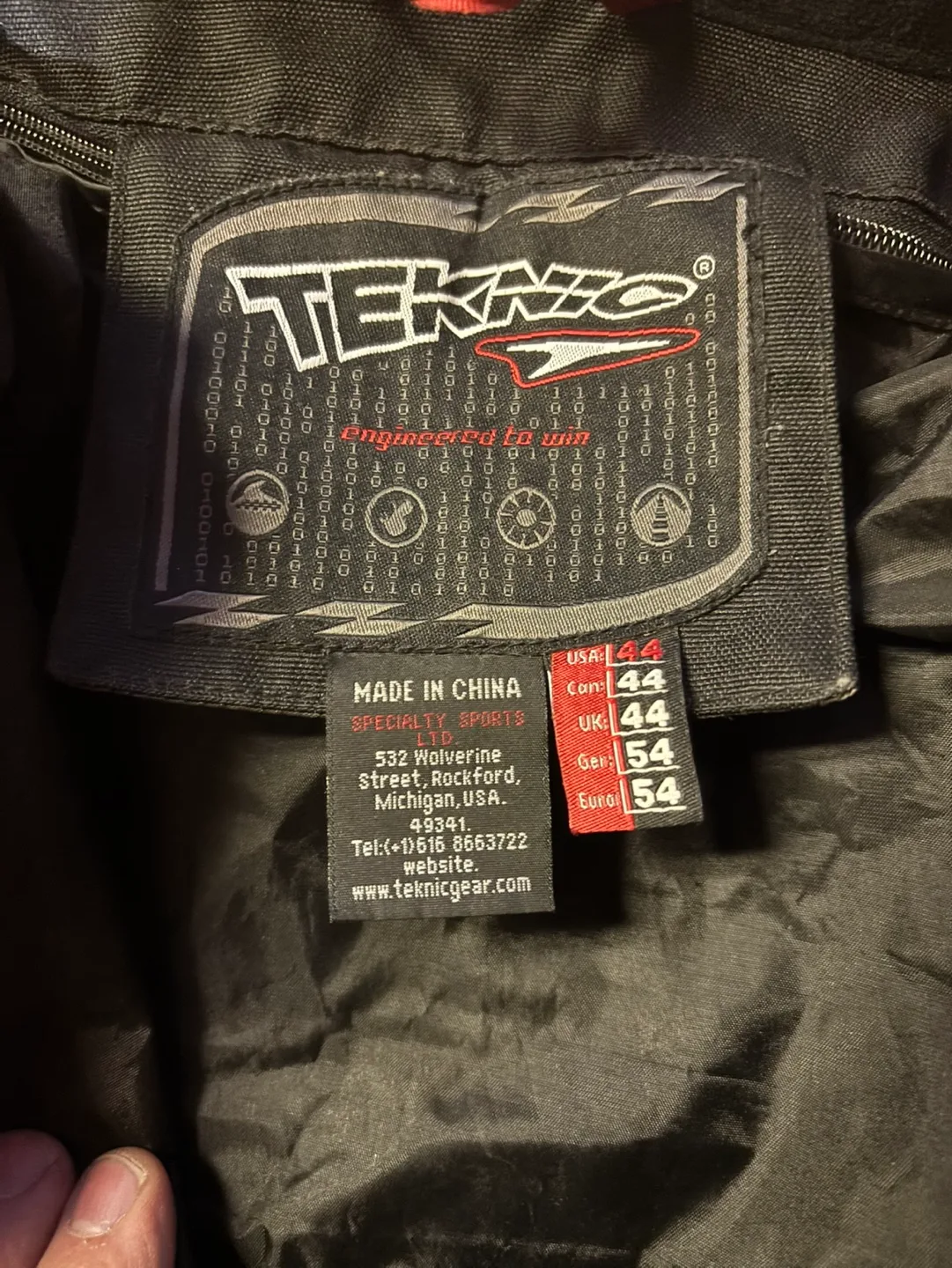 Teknic TK600 Motorcycle Jacket - Size 44 image indicator(3)