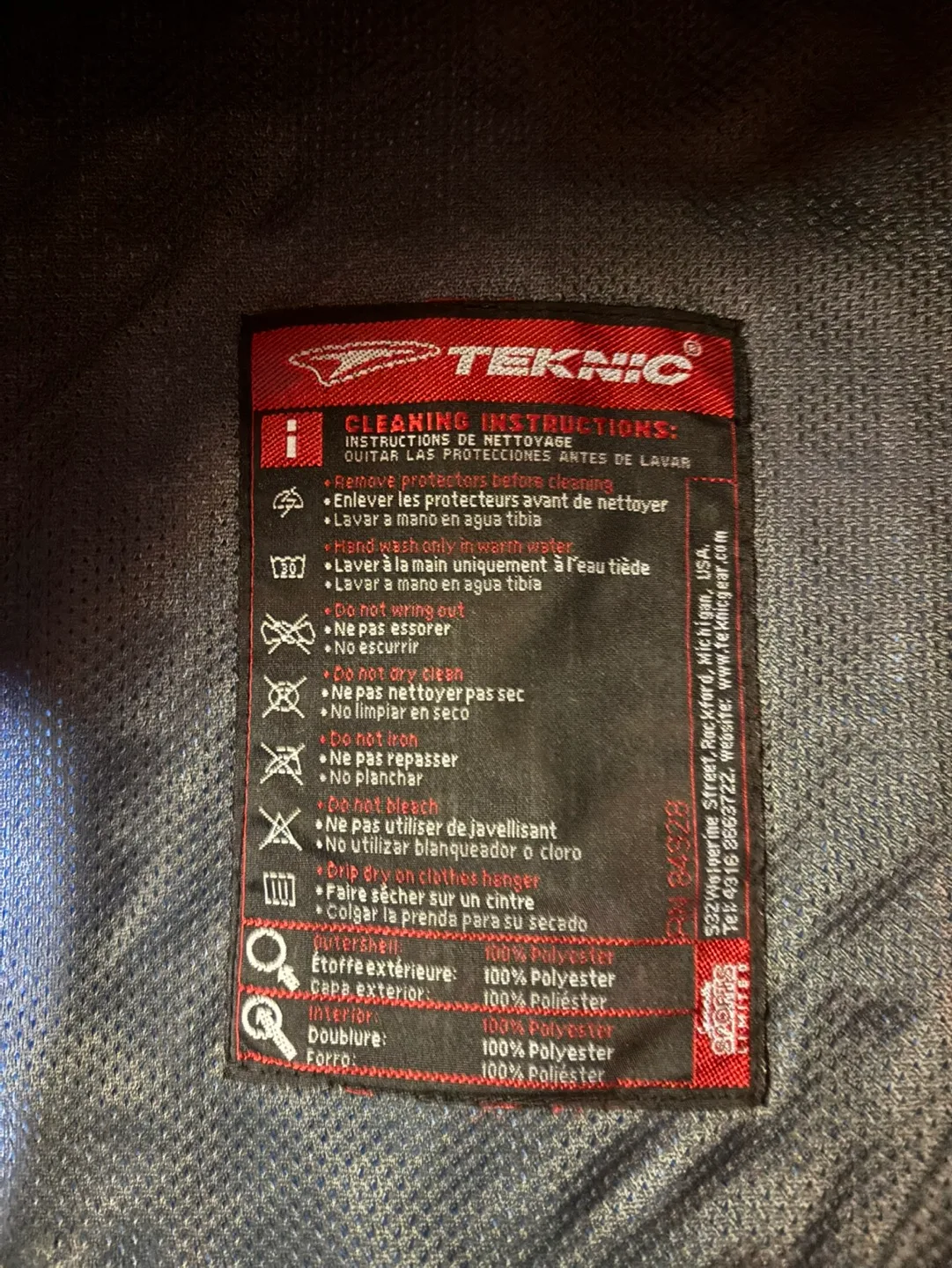 Teknic TK600 Motorcycle Jacket - Size 44 image indicator(4)