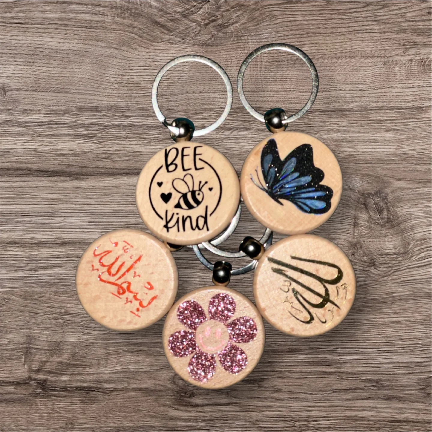 Wooden Keychains with Various Designs image indicator(2)