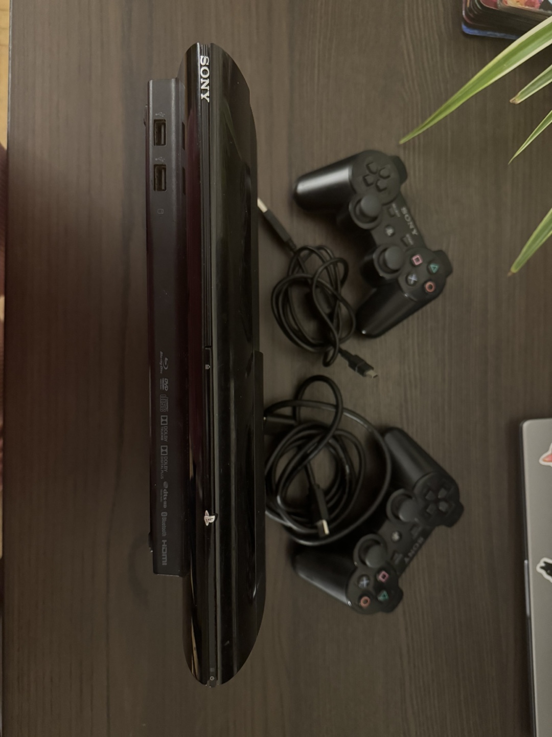 PS3 Console with 2 Controllers and 18 Games