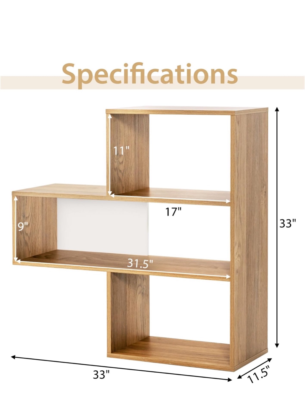 Modern Wooden Modular Bookshelf - photo 3