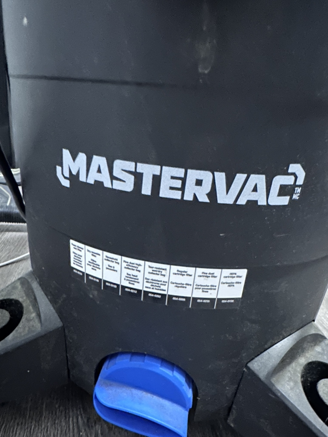 MasterVac 4 HP 30L Wet/Dry Vacuum