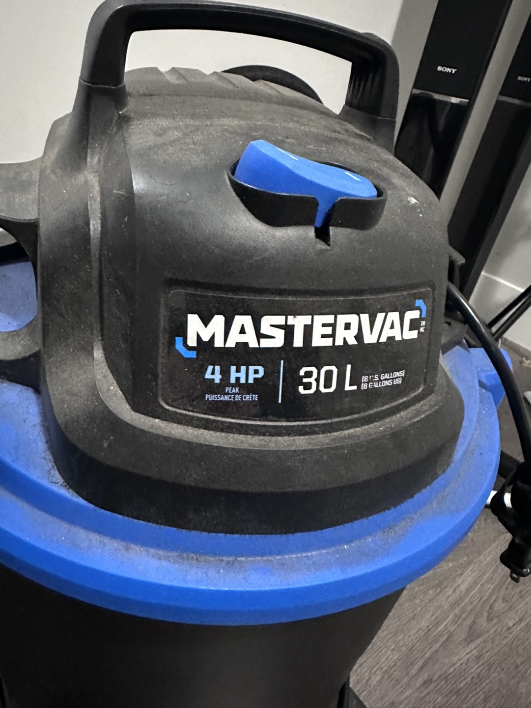 MasterVac 4 HP 30L Wet/Dry Vacuum - photo 3