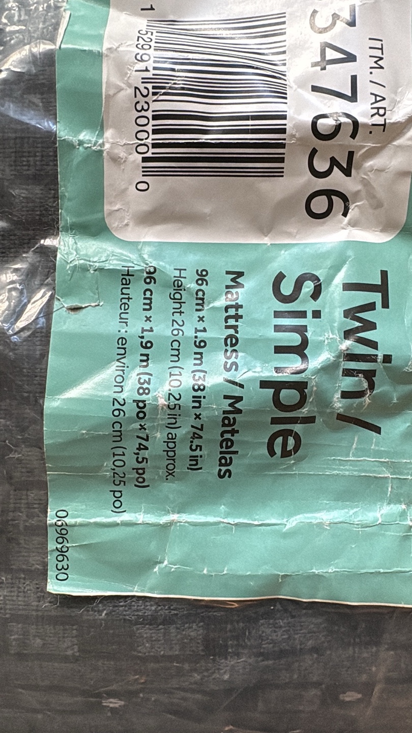 Spring Mattress (Size: Twin) | $20 each - photo 3