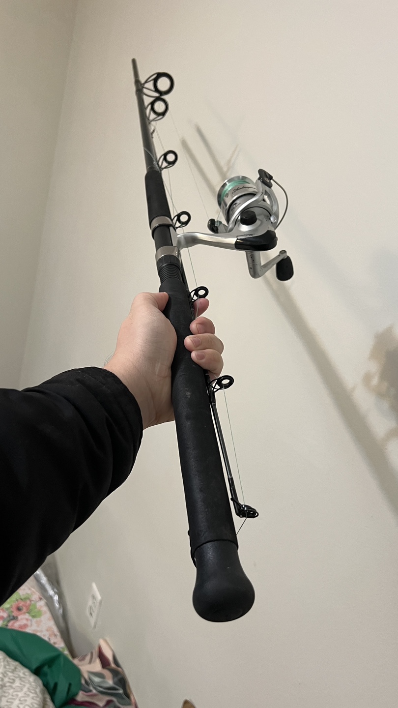 7 foot long rod and reel