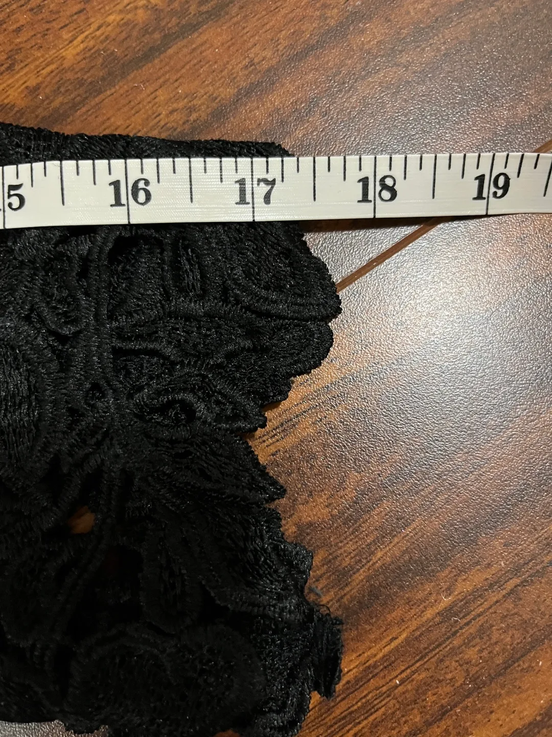 Guest Editor women’s small lace 3/4 sleeve babydoll top, black image indicator(8)