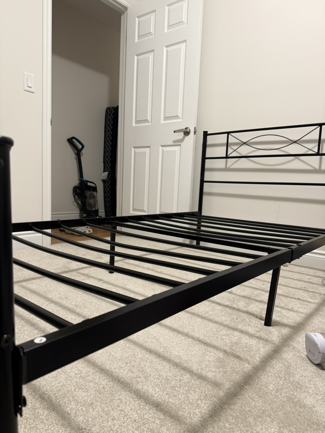 Black Metal Twin Bed Frame - photo 4