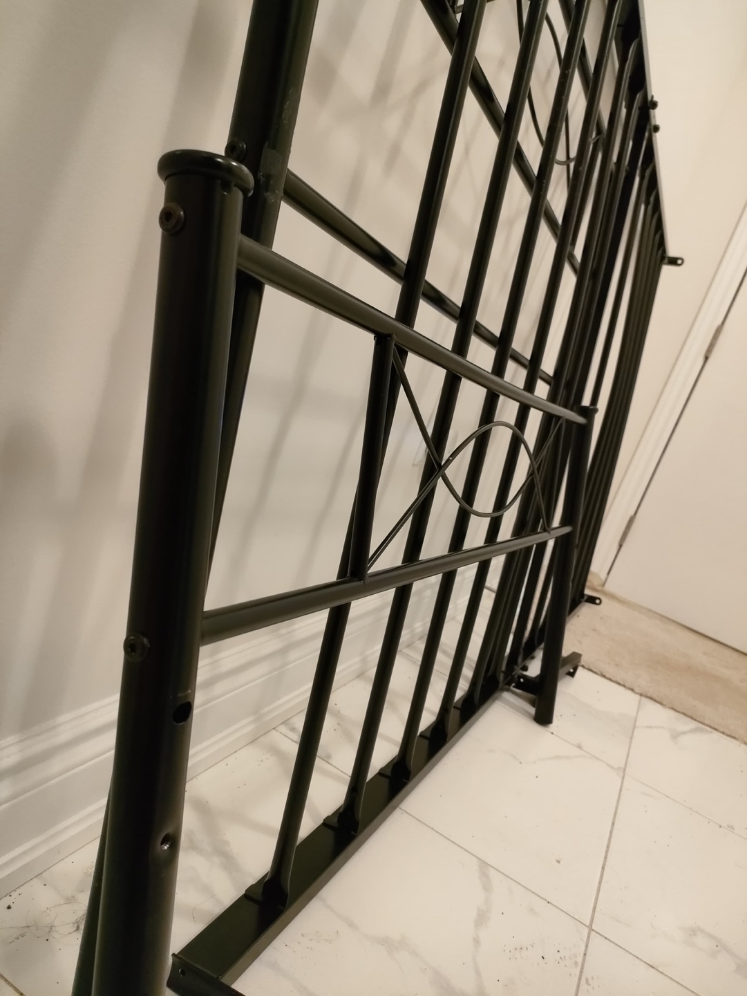 Black Metal Twin Bed Frame - photo 5