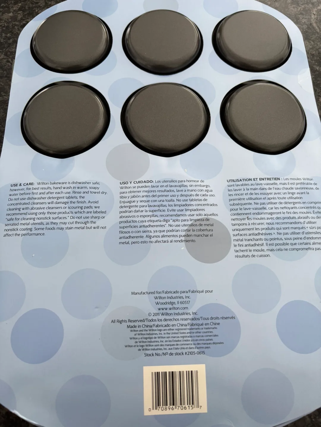 BRAND NEW Wilton 12-Cavity Whoopie Pie Pan (2 Pack) image indicator(2)