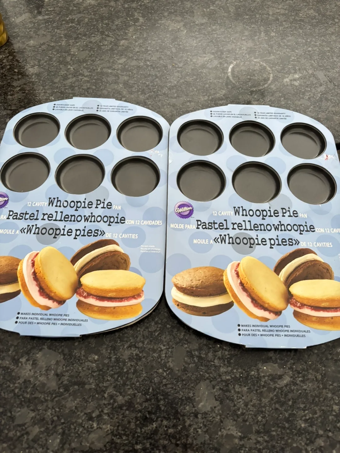 BRAND NEW Wilton 12-Cavity Whoopie Pie Pan (2 Pack) image indicator(4)