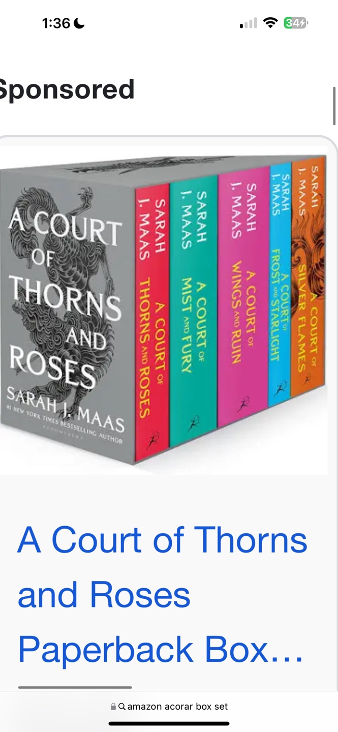 A Court of Thorns and Roses Paperback Box Set