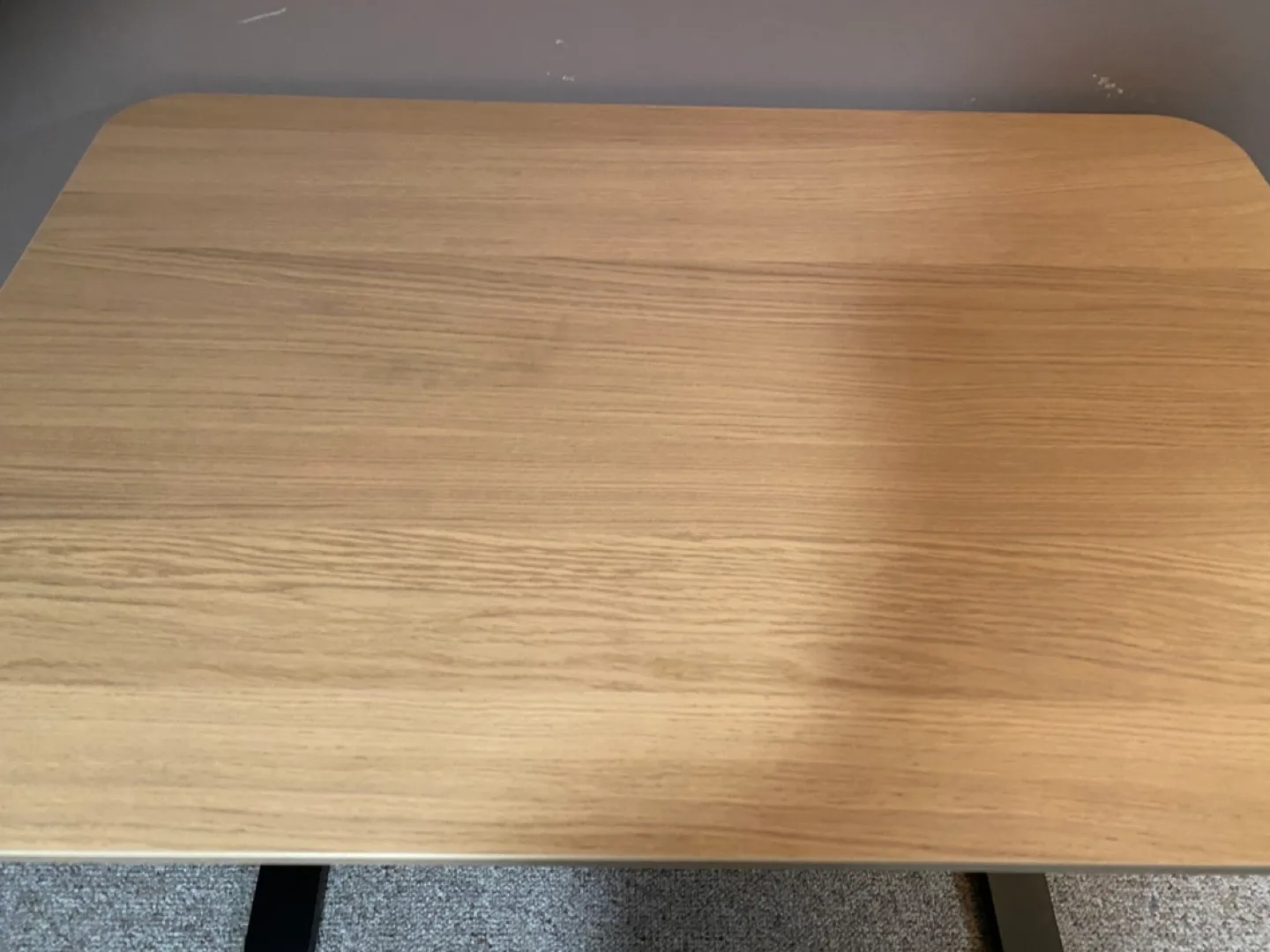 wooden style adjustable ikea desk (delivery available) image indicator(4)