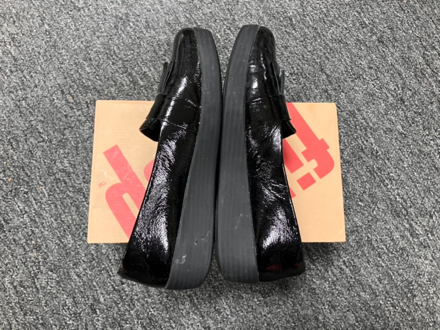 FitFlop Women's Black Patent Leather Loafers image indicator(5)