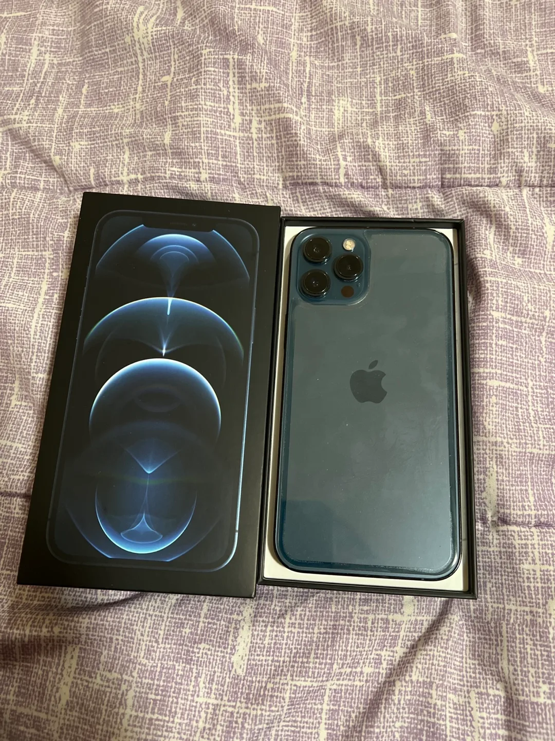 iPhone 12 Pro Max Pacific Blue image indicator(4)