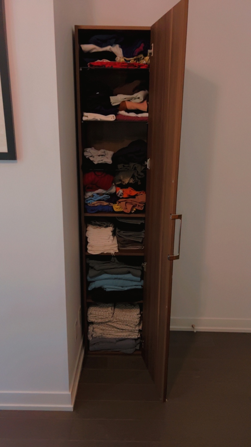 Tall Storage Cabinet with Mirror - photo 3