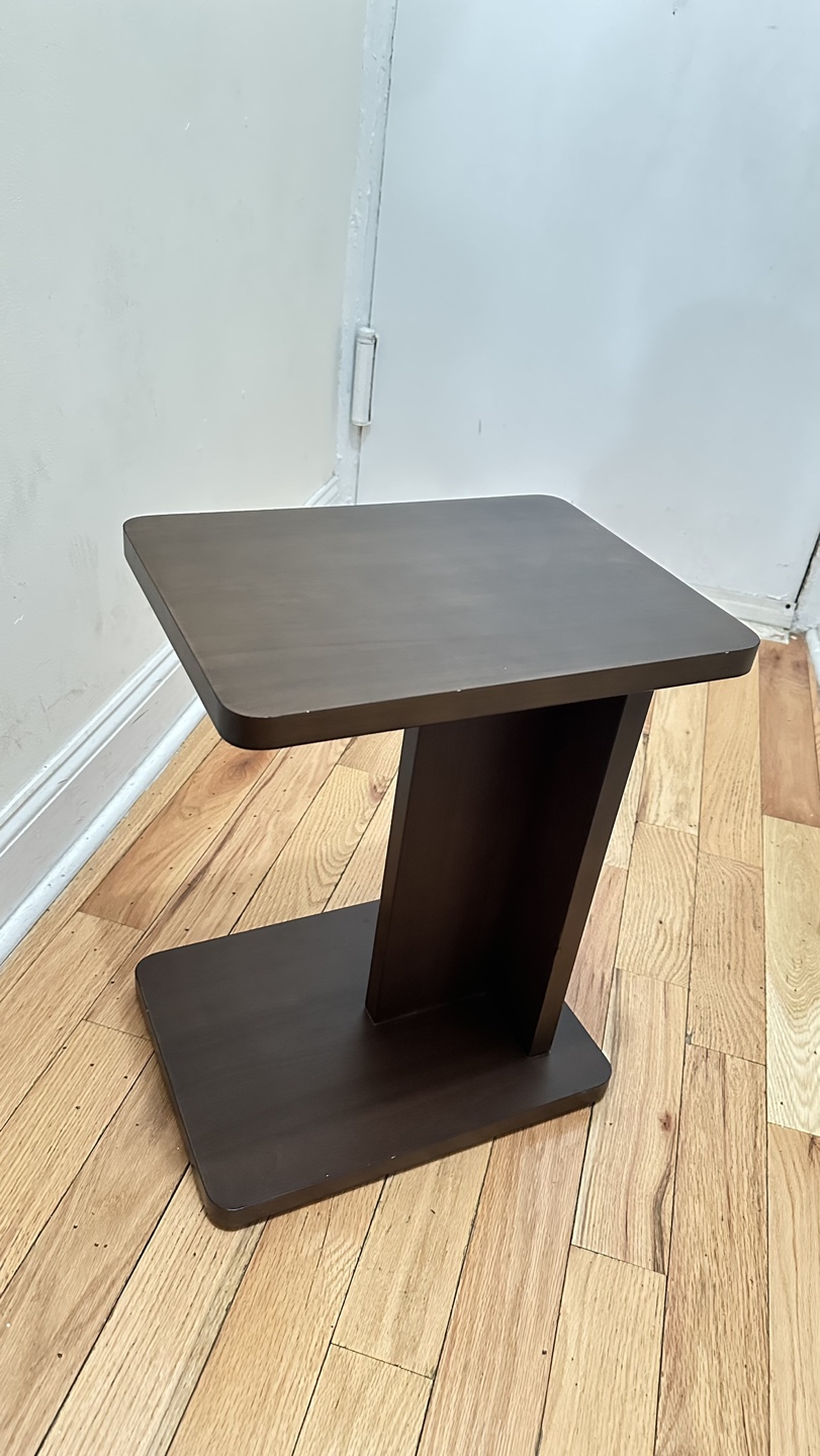 Dark Brown Modern End Table - photo 4