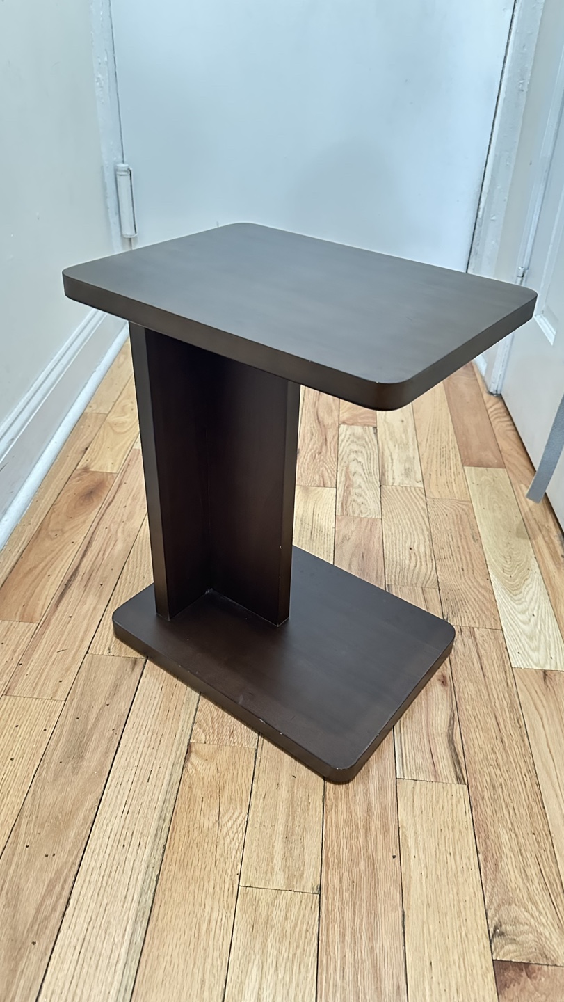 Dark Brown Modern End Table - photo 3