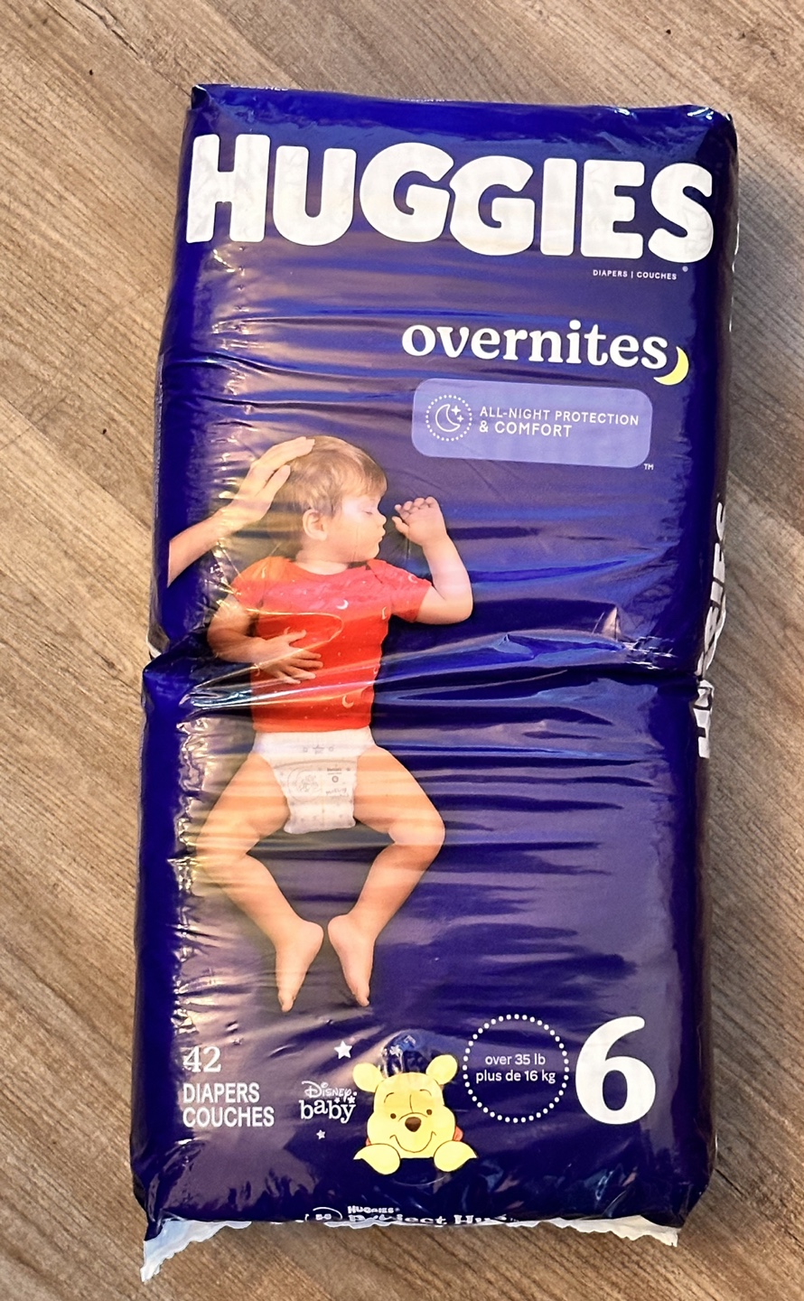 Huggies Overnites Diapers Size 6