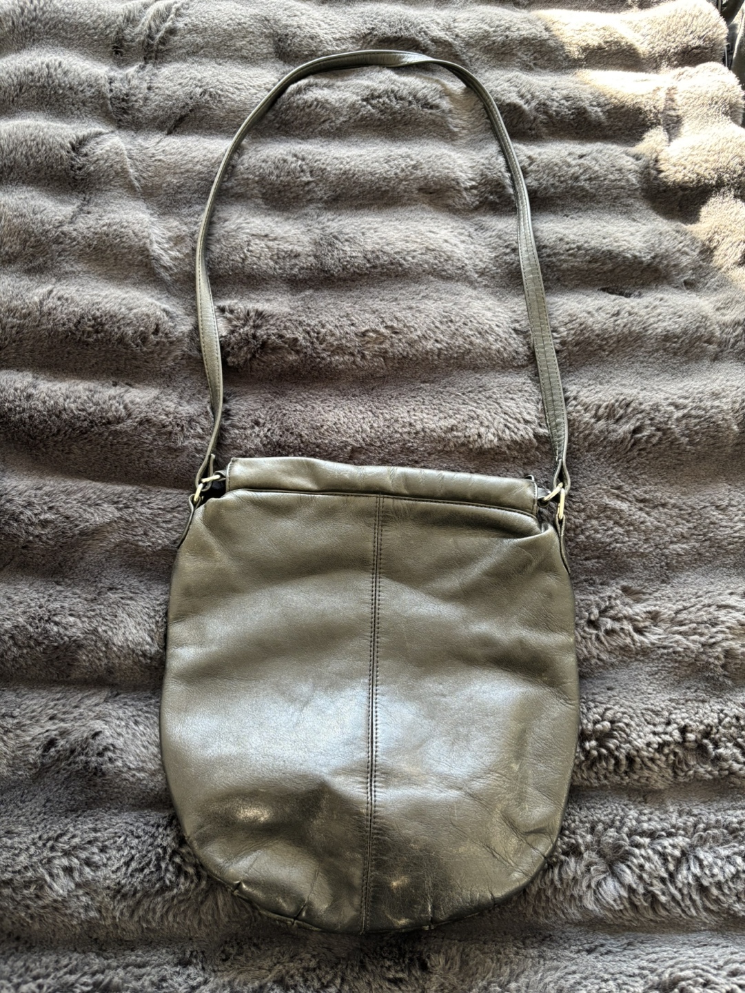 Black Leather Crossbody Bag - photo 2