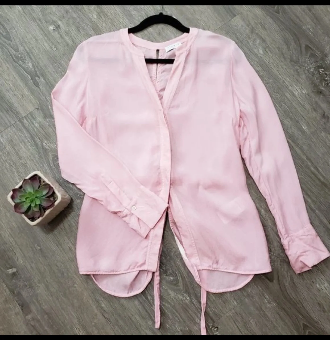Sandro Paris Pink Blouse - Size S image indicator(2)