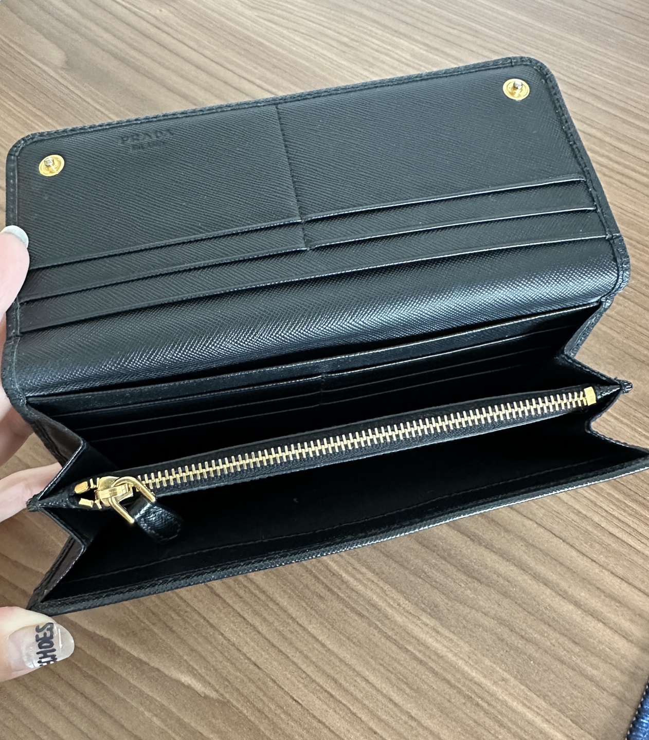 Authentic Prada Saffiano Leather Wallet - photo 4