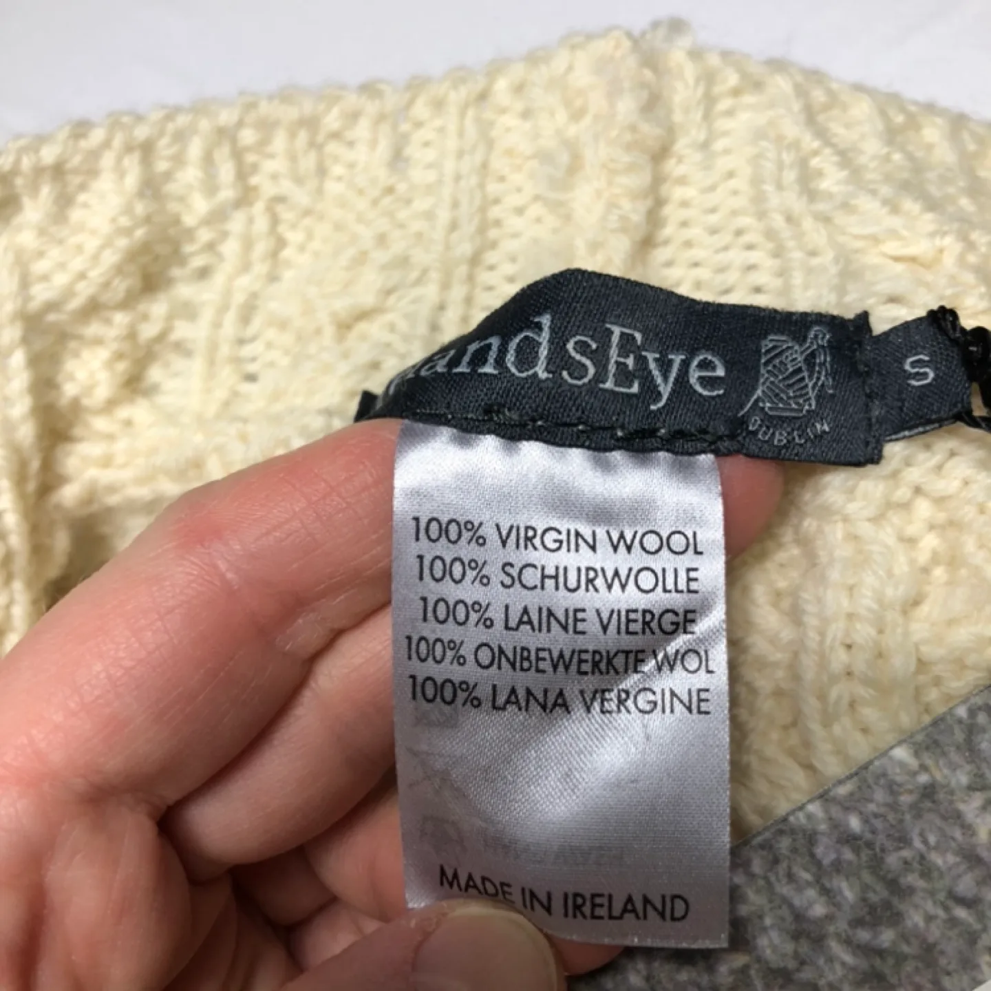 Ireland's Eye Aran Knit Cardigan - Size Small image indicator(4)