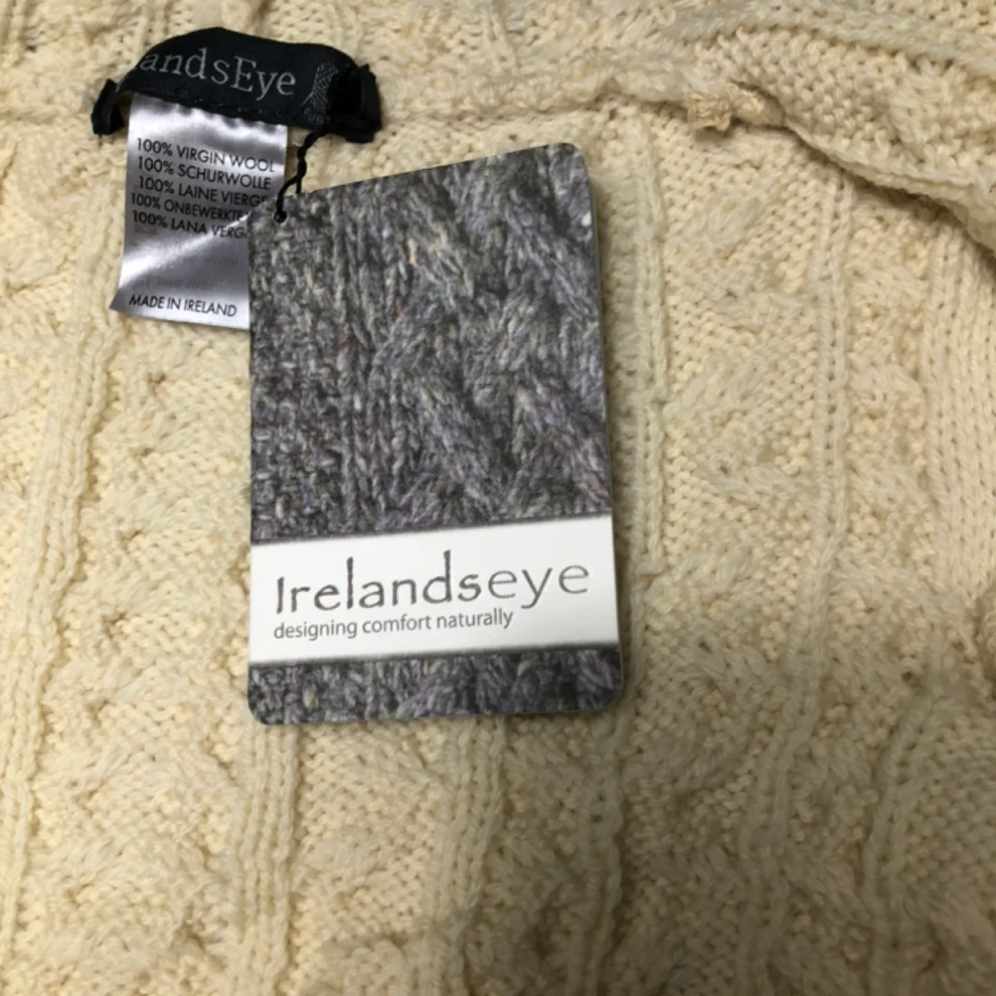 Ireland's Eye Aran Knit Cardigan - Size Small image indicator(2)