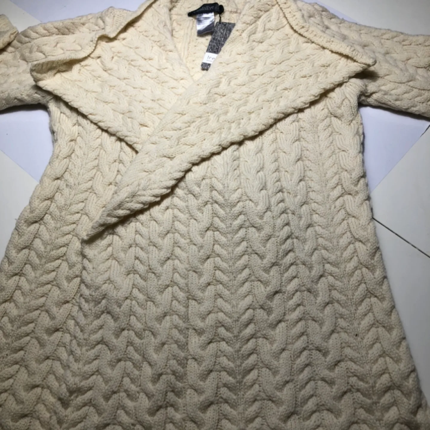 Ireland's Eye Aran Knit Cardigan - Size Small image indicator(6)
