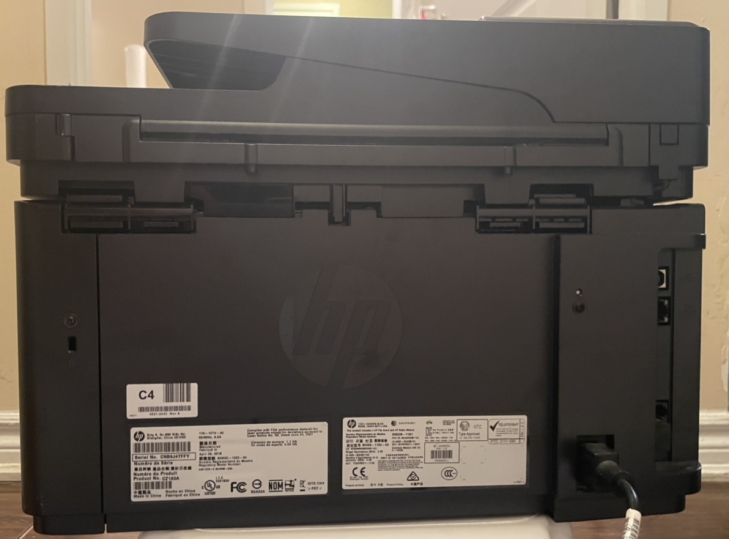 Printer -  HP LaserJet Pro MFP M127fw - photo 3