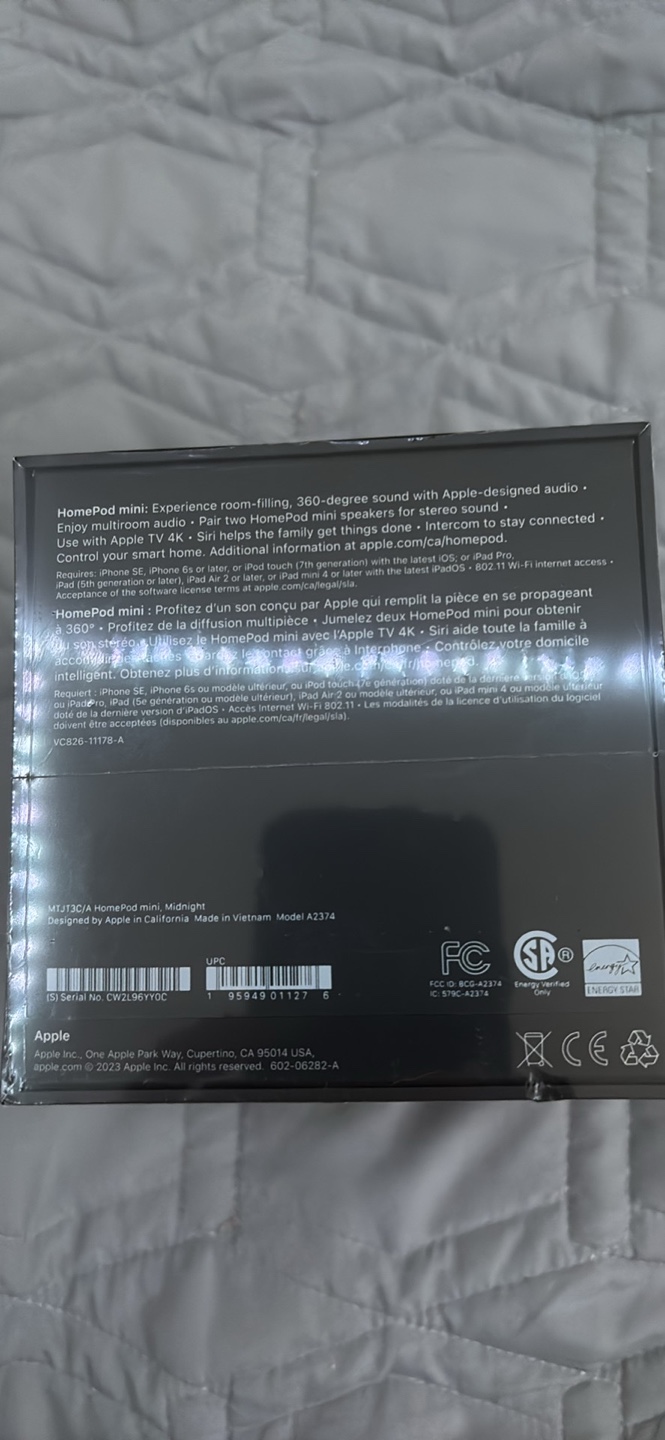 Apple HomePod mini Smart Speaker - Brand New in Box - photo 4