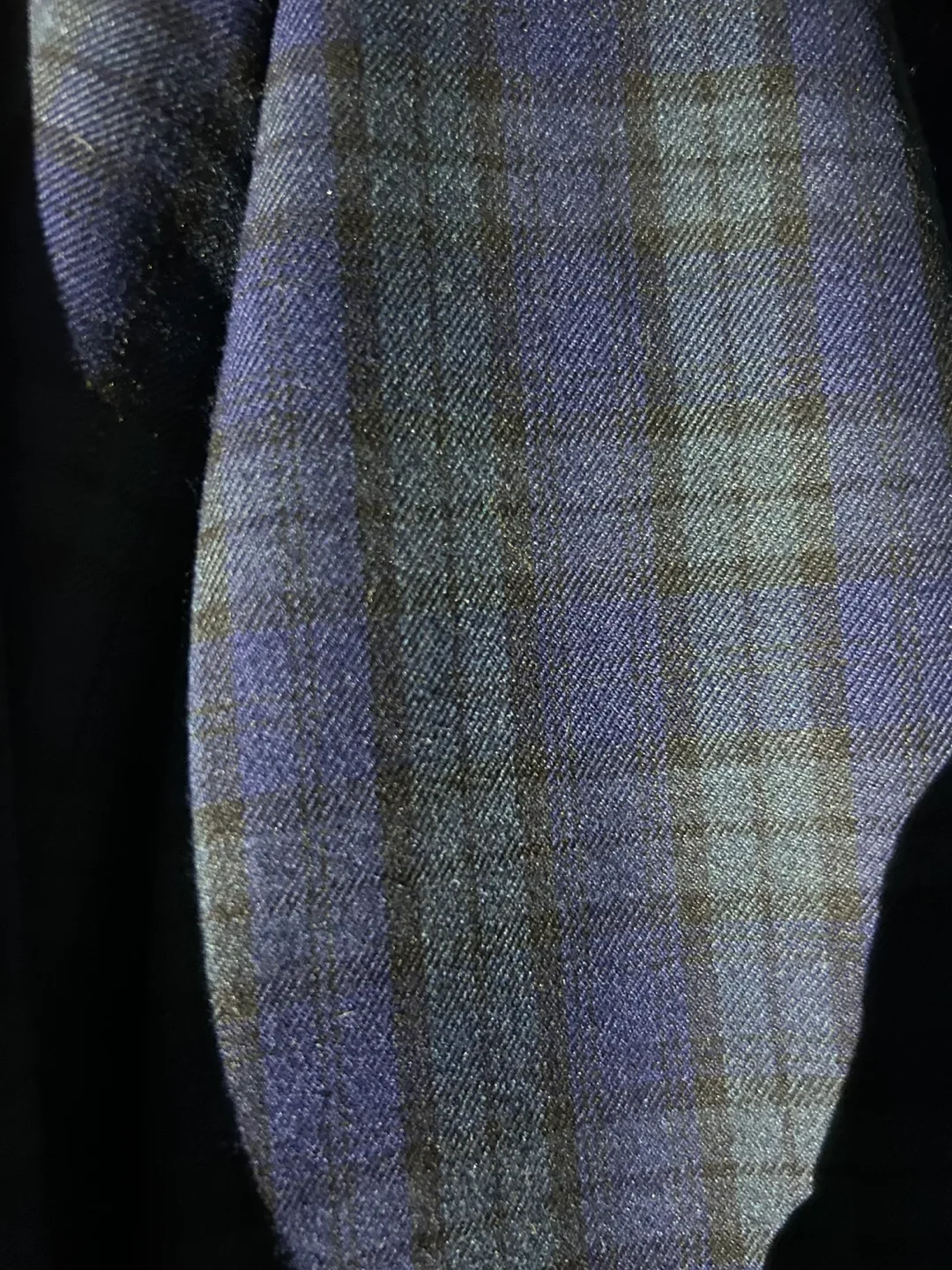 Tommy Hilfiger Women's Size 12 Blue Plaid Blazer Jacket image indicator(5)