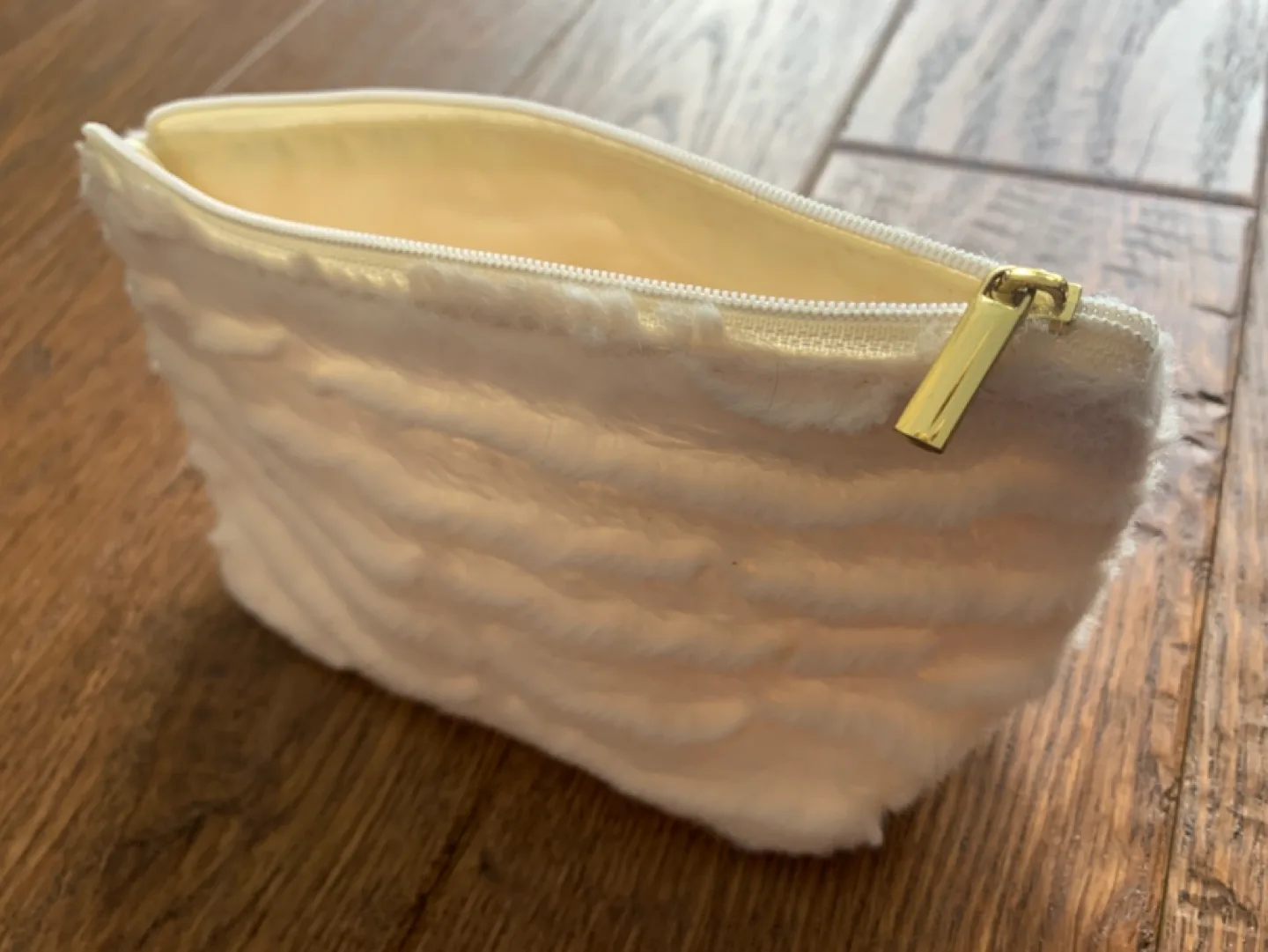 Clinique Faux Fur Cosmetic Pouch thumbnail