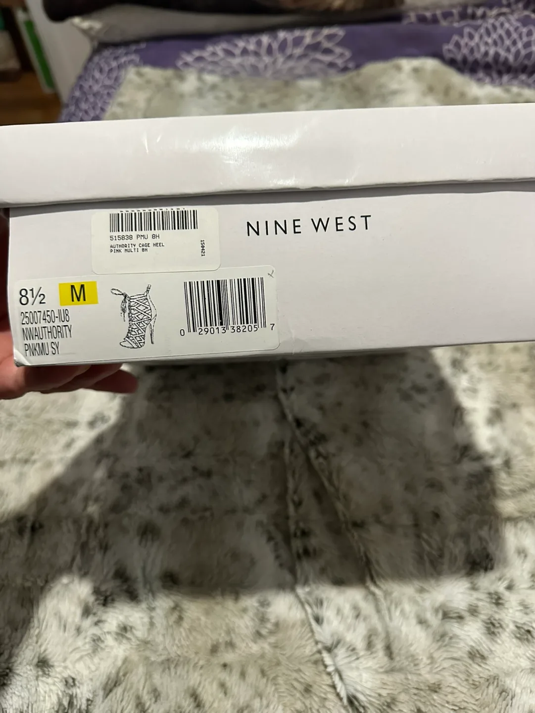 Nine West Snakeskin Lace-Up Heels image indicator(6)