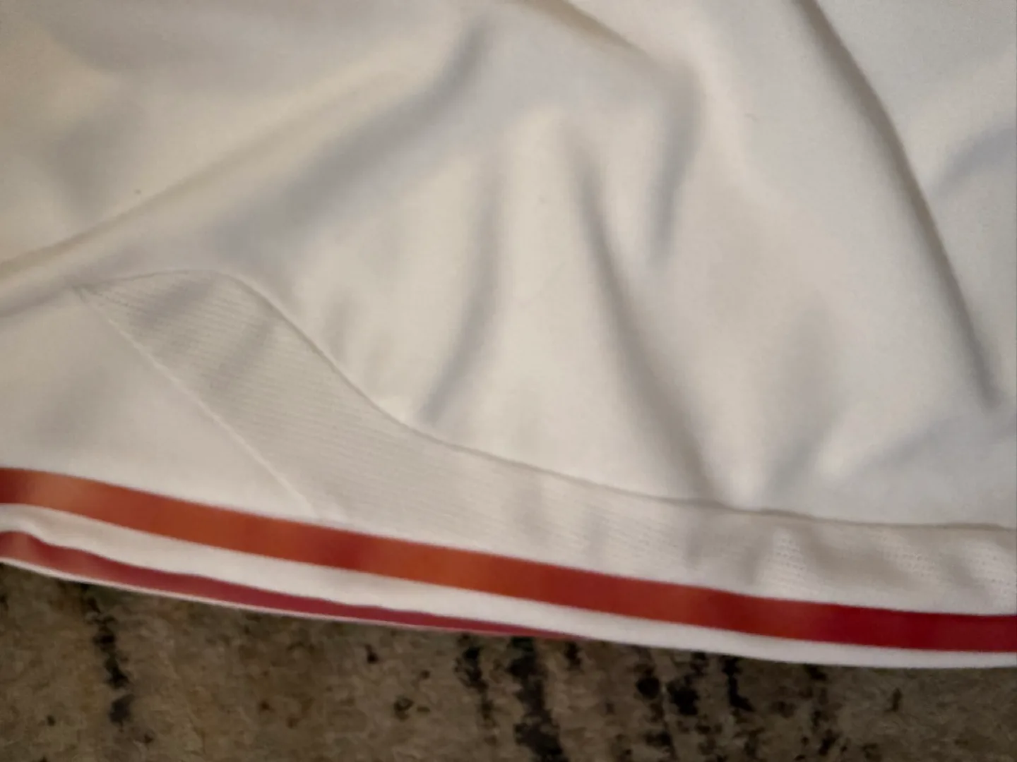 Adidas Women's White Track Pants with Red Stripes - Size M image indicator(8)