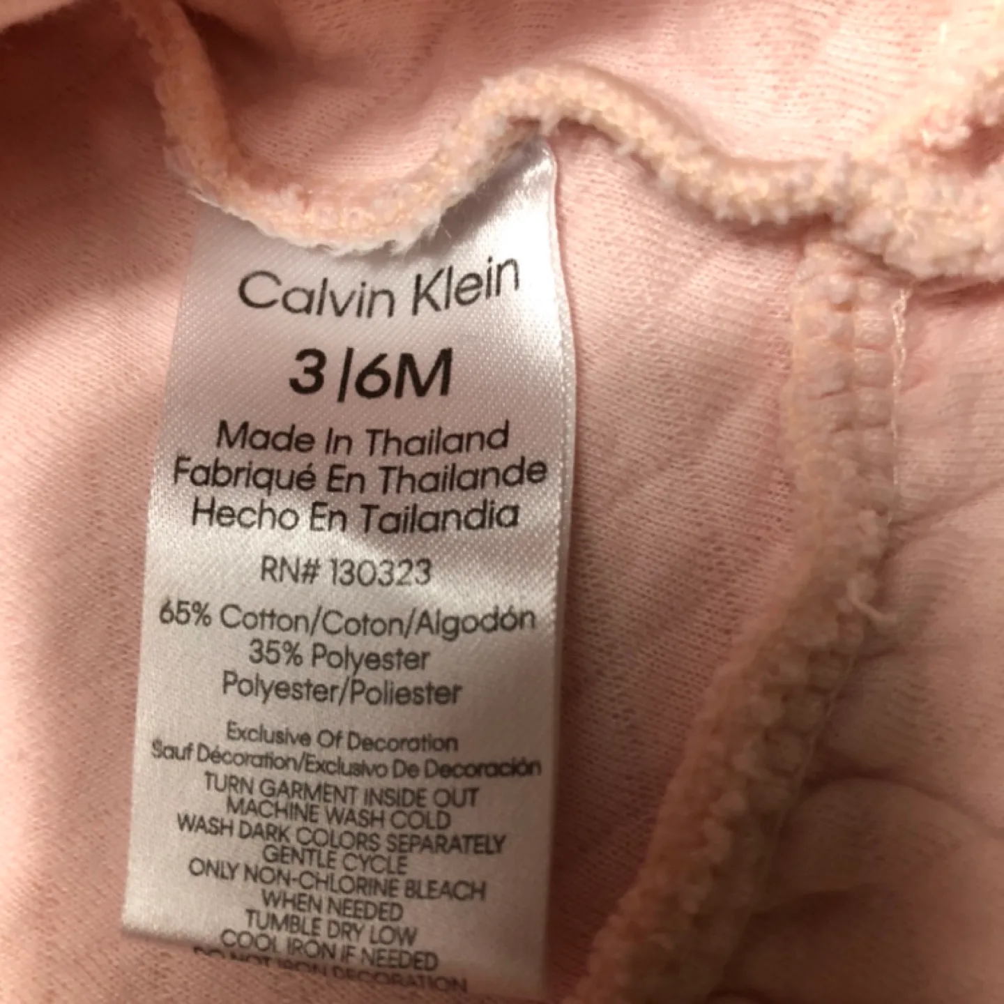 Calvin Klein Baby Girl Outfit - Size 3/6M image indicator(4)