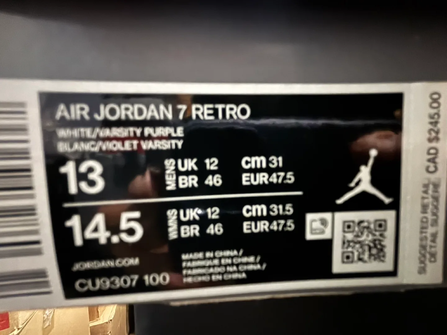 Air Jordan 7 Retro “Flint” Men's Size 13 image indicator(2)