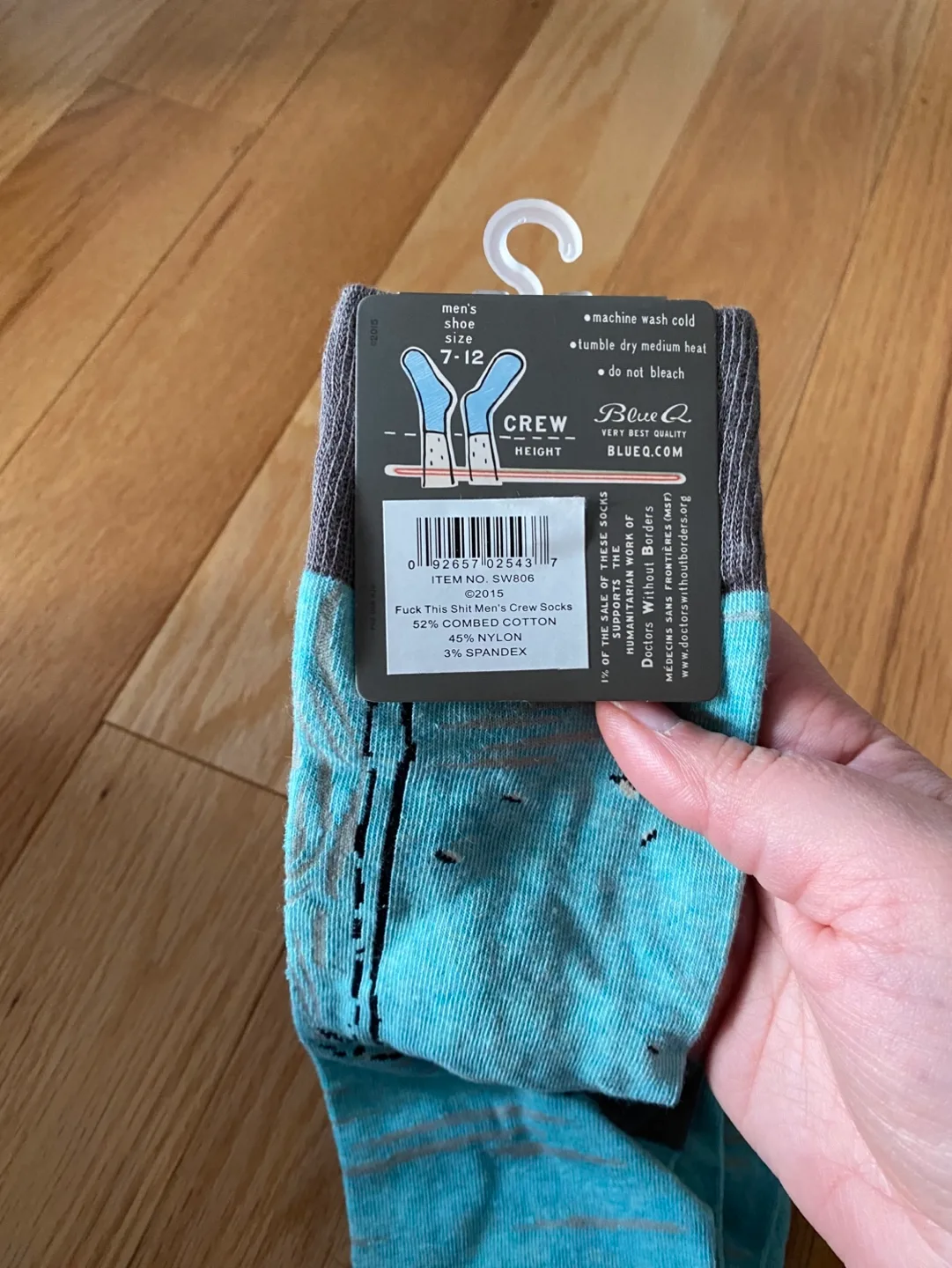 Blue Q Socks - Funny Cat and Golf Socks image indicator(4)