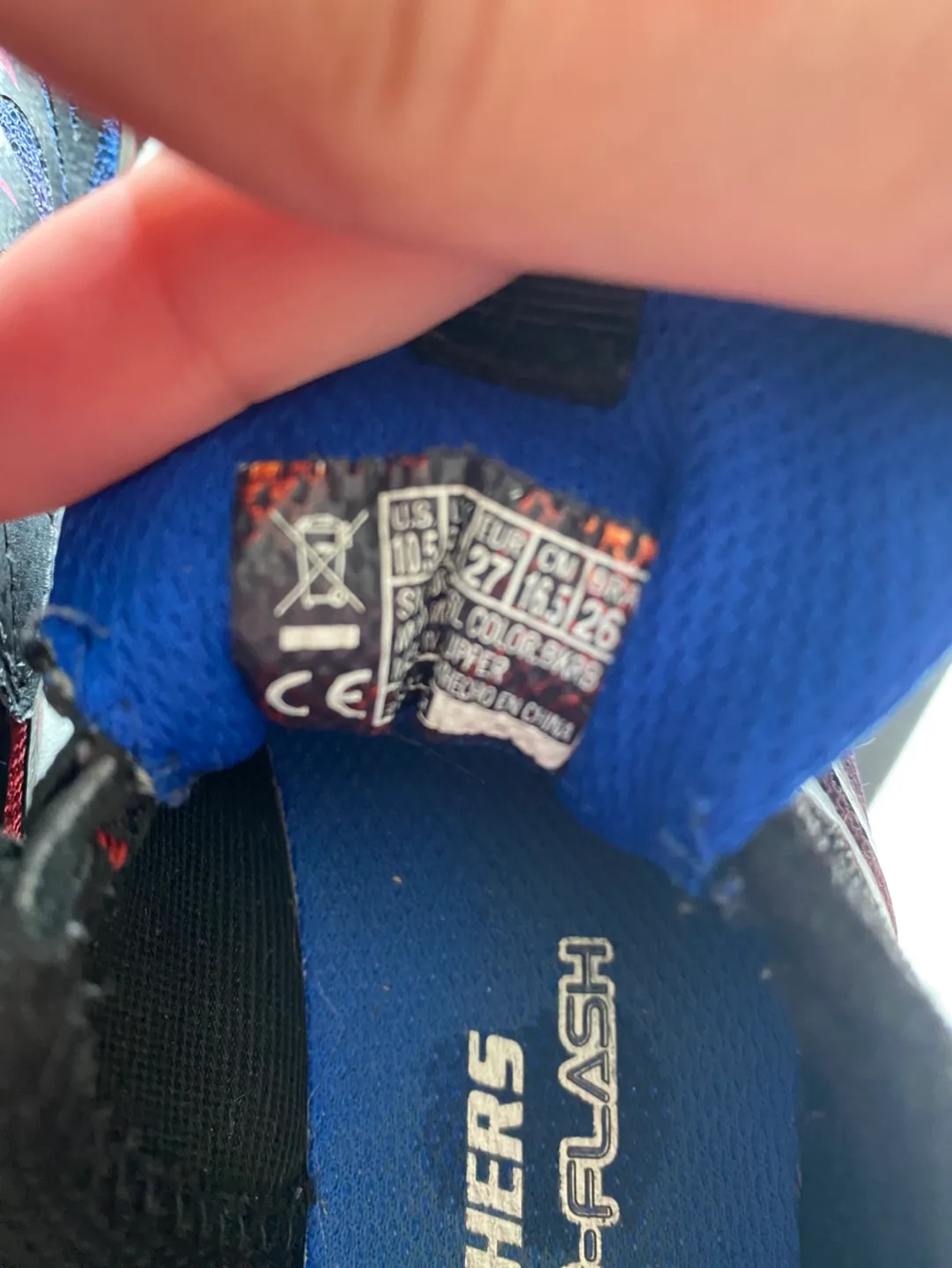 Skechers S Lights Energy Flash Boys' Sneakers, Size 10.5 image indicator(3)