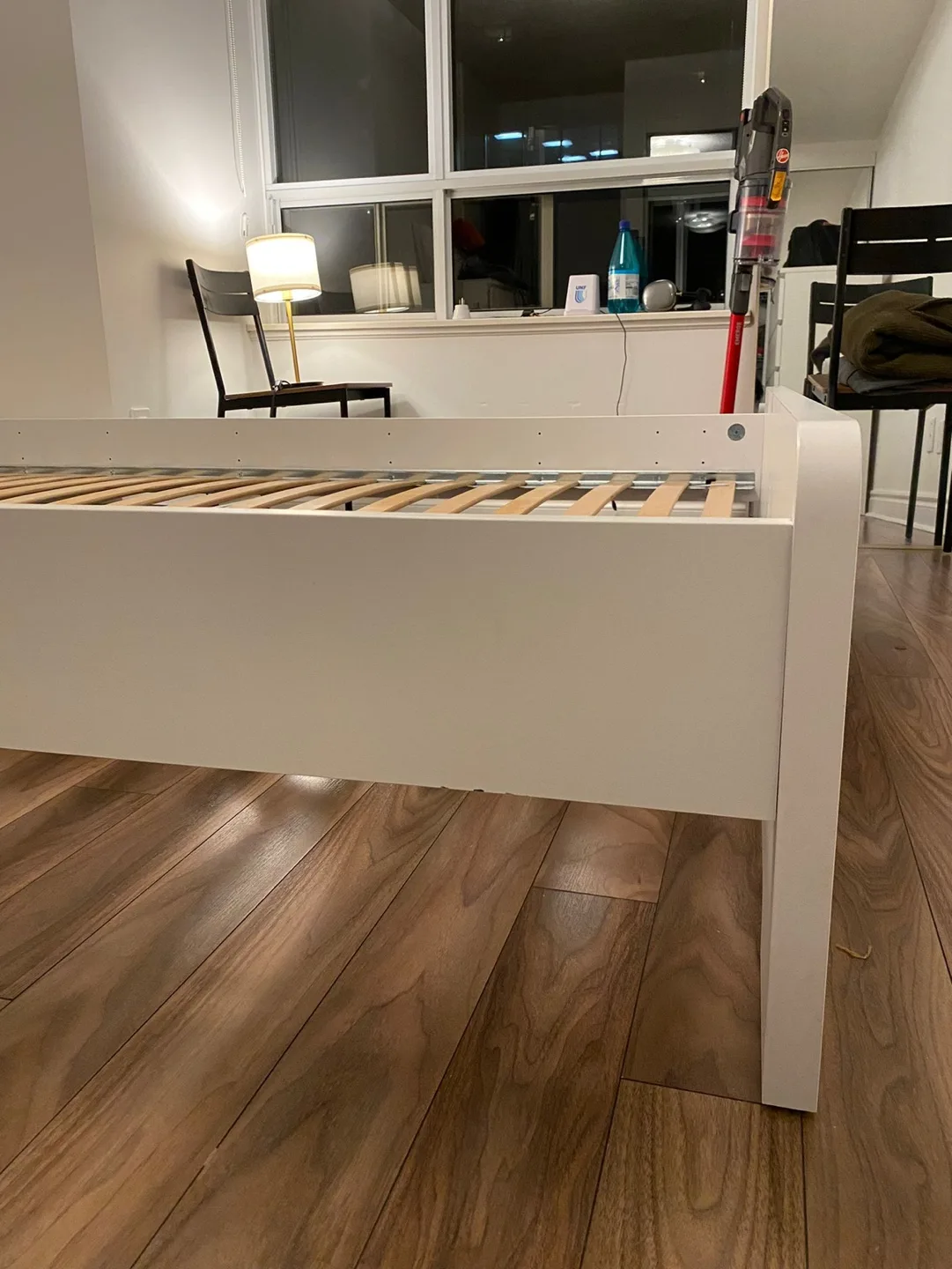 White Queen Bed Frame with Slatted Base image indicator(3)