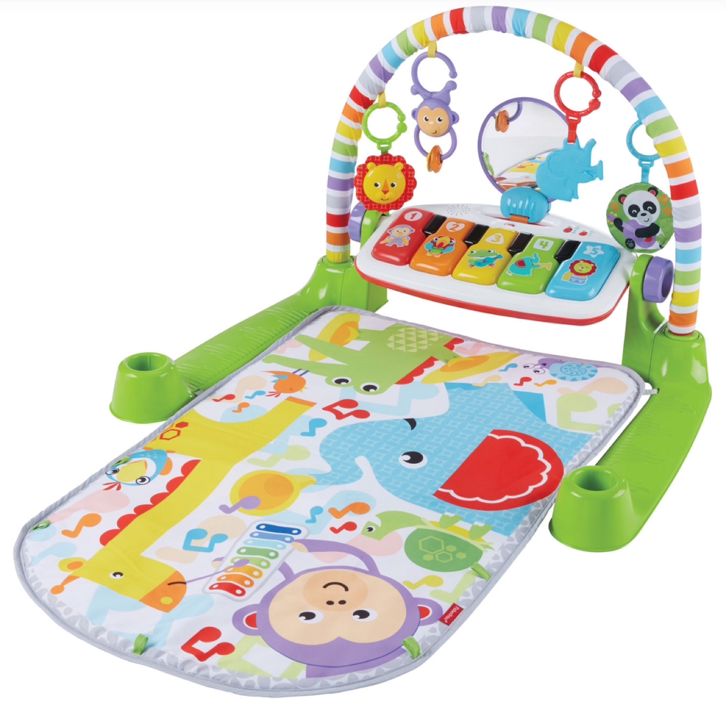 Fisher-Price Deluxe Kick & Play Piano Gym & Maracas